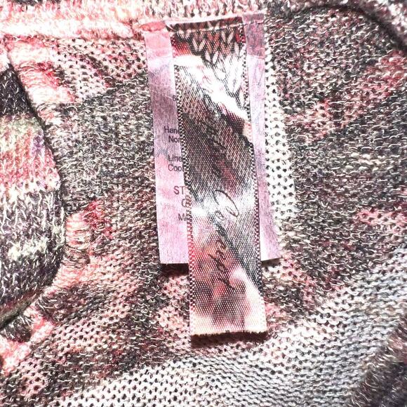 Perseption Concept women's XL boho Santa Fe stretchy knit tunic blouse USA - Picture 8 of 8